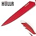 HULLR 7 Piece Kitchen Knife Set Stainless Steel Knives with Multi Colored Non-Stick Coating includes Ceramic Peeler Gift Box