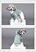 BONDOGLAND Pet Clothes Cute Breathable Puppy Onesies with Bag Soft Cat Vest Short Sleeves Cotton T Shirts Striped for Small Medium Doggie and Cats