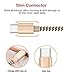 USB Type C Cable USB C Charger to USB Cord 2Pack 6Ft Gold, Charging Nylon Braided Long Cable For Samsung Galaxy Note 8 S8 plus, MacBook,Google Pixel XL,Nintendo Switch,LG G6,Huawei P9 by Ambet