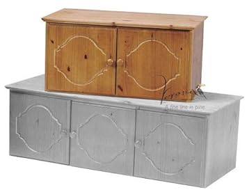 Verona Pine 2 Door Wardrobe Top Box In Antique Pine Amazon Co Uk
