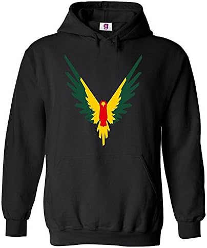 Graphic Impact Inspired Logan Paul Maverick Pullover Hoodie Full Colour Maverick Eagle Print Unisex Adults Youtuber Gift Hoody