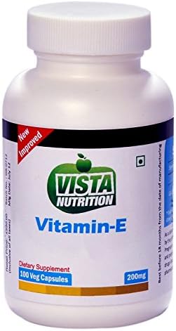 Vista Nutritions Vitamin E 200 mg - 100 Capsules