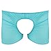 YiZYiF Men's Lingerie Open Crotch Boxer Briefs Underwear Sold by SHIFANG (2Pcs Turquoise)