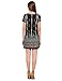 Milumia Women's Bohemian Aztec Print Ethnic Style Summer Tribal Shift Mini Dress
