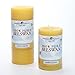 Bluecorn Beeswax 100% Pure Beeswax Pillar Candles | Natural Beeswax Candles, Unscented Yellow Candles | Soy, Paraffin, & Fragrance Free | 2x3, 25 Hour Burn Time | Handmade in Colorado