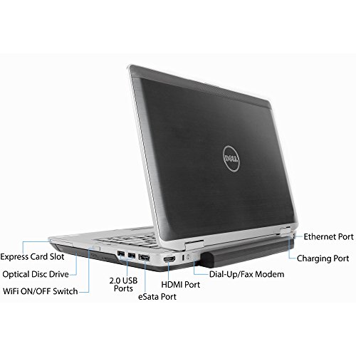 Fast Latitude E6530 Notebook 15.6" Business Laptop PC (Intel Core i5-3210M, 8GB Ram, 500GB HDD, Webcam, HDMI, WiFi, DVD-RW) Win 7 Pro (Certified Refurbished) - Thumbnail 2