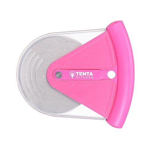 Tenta Kitchen Good Grips Pizza Wheel and Cutter With PP Cover (Pink) - Thumbnail 6