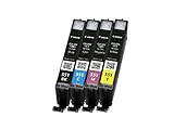 CLI-551 C/M/Y/BK Multipack - Tintenpatrone - 1 x Schwarz, Gelb, Cyan, Magenta by Canon