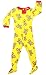 Elowel Baby Girls footed Butterfly pajama sleeper 100% cotton 3 Toddler Yellow