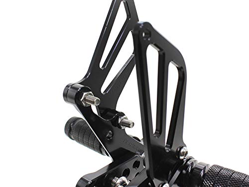 image for Krace Front Motorcycle Rearsets Footpegs Foot Pegs Rear Set Footrests 