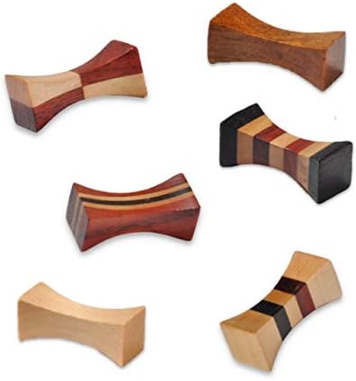 Fulilie 箸置き おしゃれ 木製 ウッドデザイン スプーンレスト セット カトラリーレスト 日本産 6個 お箸おき 6セット