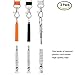 Dog Training Whistles with Lanyard to Stop Barking with Adjustable Frequency Obedience Training for Dog Set of 3, Sumind