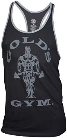 PunaFlex Gold's Gym Mens Tank Top … (Medium, Black Artic)