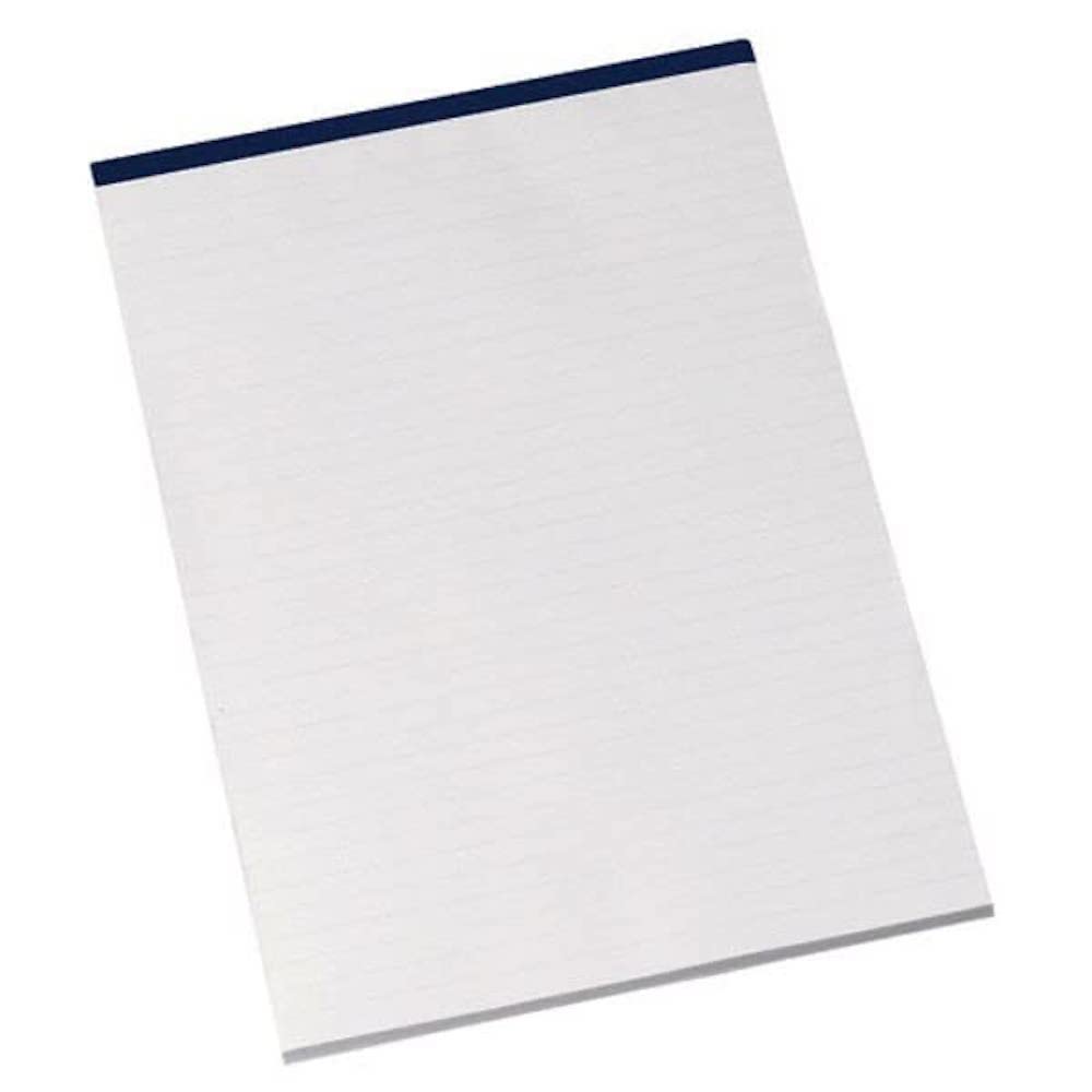 Q-Connect Narrow Ruled Board Back Memo Pad 160 Pages A4 (Pack of 10) -A