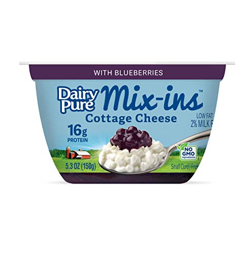 DairyPure Mix-ins Low Fat Cottage Cheese with Blueberries - 5.3 oz Cup