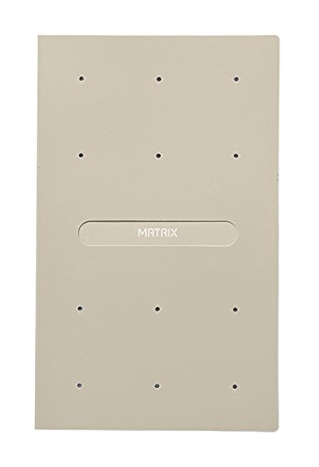 Favorit 400101764 Matrix Business Card Holder Customizable External Format 12.5 x 20.5 cm, Beige