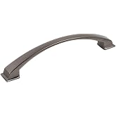 Jeffrey Alexander 944-160 Roman 6-5/16" Center to Center Arch Bow Contemporary Cabinet Handle/Drawer Pull - Brushed Pewter