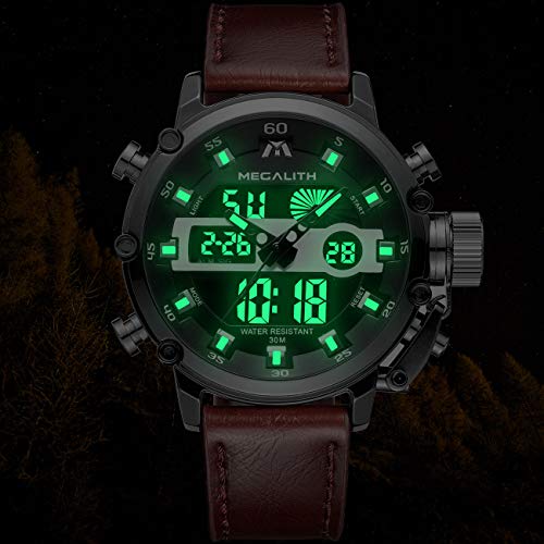 MEGALITH Mens Watches Digital Military Sport Tactical Waterproof