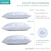 BLISSBURY SpineRight ​Adjustable Water Pillow with Ultra Soft White Cover, Bamboo and Polyester, Queen Size - ​Side​ ​Sleeper, Pregnancy, and Neck Support Pillows - Quilted, Premium, Luxurious Bedding