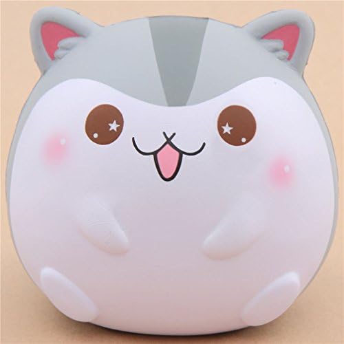 Scented jumbo grey hamster animal squishy by Popularboxes_hk