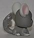 Chinchilla #495 (Gray, Blue/Pink Eyes) - Littlest Pet Shop (Retired) Collector Toy - LPS Collectible Replacement Figure - Loose (OOP Out of Package & Print)