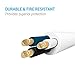 MAKETECH Compact Aluminum 2-Outlet Travel Power Strip with 3 USB Charging Ports (Gold)