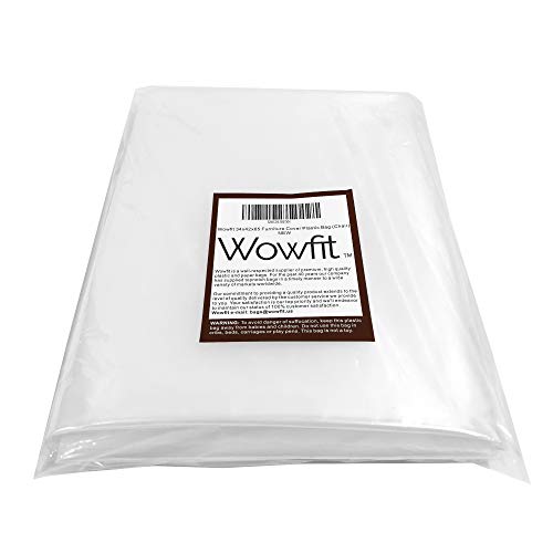 Wowfit-Furniture-Cover--Dust-Proof-Moving-Bag-for-Chairs-Recliners-Moving-Boxes--Clear-Odorless-Plastic-Bag-for-Moving--4mil-Thick-Chair-Cover--34W-x-42D-x-6548H-Inches