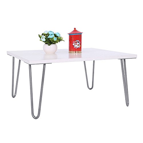 12" Hairpin Legs, 1/2 Diameter Cold Rolled Steel, 2-rod(silver) Set of 4 Table Legs, Metal Legs, Furniture Legs,Coffee Table Legs,Desk Legs,Perfect for DIY Projects