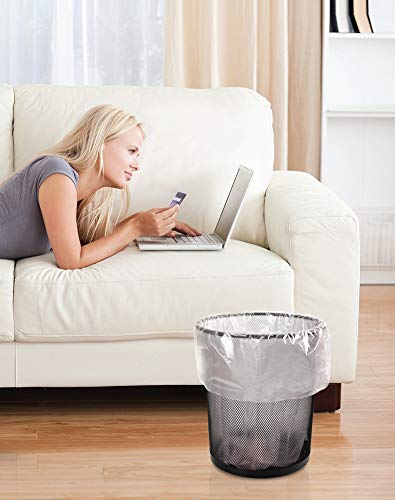 Alimu Small Trash Bags, 5 Gallon Small Garbage Bags Thicken Material Wastebasket Liners Bags Small Size 20-Liters for Office, Home, Bathroom, Kitchen, 120 Counts - Thumbnail 6