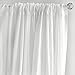 Efavormart Set of 2 2FTx10FT Fire Retardant White Sheer Voil Curtain Panel Backdrop for Window Wall Decoration - Premium Collection