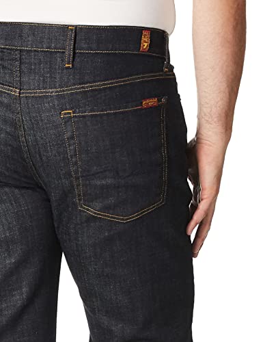Jean 7 For All Mankind Garçon Taille 14 - Slim Straight, Velours Côtelé Bleu Marine, Neuf