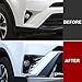 Chrome Exterior Fog Light Bezels for 2016-2018 Toyota RAV4 Hybrid - Front Lamp Decorative Cover Trim Set (XLE/Limited/SE/LE, 2-Piece)