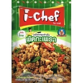 I - Chef Thai Hot Holy Basil Stir-fry Sauce 50g Amazing From Thailand
