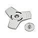 Hand Spinner, BESTTP Metal 3D Ultra Durable Triangle Hand Spinner EDC Fidget Spinner Toy Fingertip Gyro for For ADD, ADHD, Anxiety, Made High Speed - Up to 5 Mins (Silver)