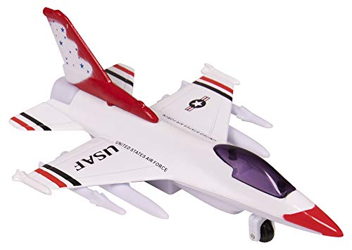 Narwhal Novelties Die Cast Pullback Fighter Jet Collection; (12) Toy Airplanes Per Order