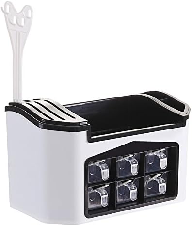 Amazon キッチン 収納 ラック 多機能 調味料入れ まな板 箸立て スマホスタンド キッチンツール 収納棚 防水防油 水切り Abs アクリル製 キッチンツールスタンド オンライン通販