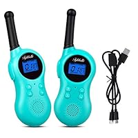 Tyhbelle Walkie Talkies for Kids, Handheld Kids Walkie Talkies, 22-Channel FRS/GMRS 2 Way Radio, 3 Mile Long Range Kids Toys for 3-12 Year Old Boys Girls Outdoor Adventure Game (Aqua Blue)