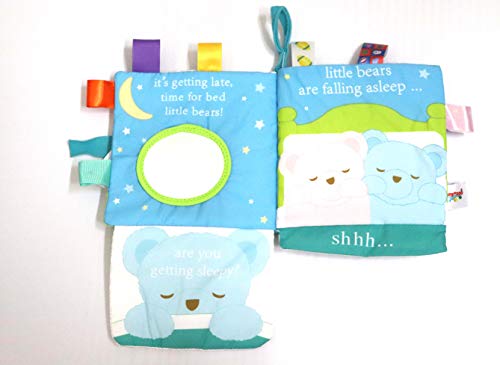FGen 0-2 Years Old Baby Bear Cloth Book Three-Dimensional Cloth Book Early Education Tear Bad Label Cloth Book Label Rattle Toy - Thumbnail 2