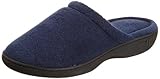 Isotoner Women's Terry Clog, Navy,8.5/9