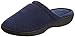 Isotoner Women's Terry Clog, Navy,8.5/9