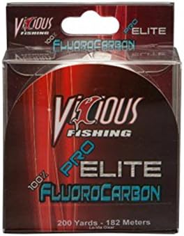 Vicious 200 Yard Pro Elite Fluorocarbon Fishing Line (8-Pound)