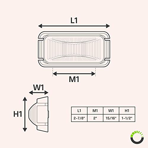 6 LED+Trailer+Marker+Surface+Waterproof