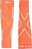 2XU Compression Recovery Arm Sleeves, Orange, Small