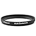 Polaroid Optics 49mm UV Filter | Protective Ultraviolet Filter Absorbs Haze, Improves Images & Shields Lens from Atmospheric Damage | Slim Multi-Coated Glass