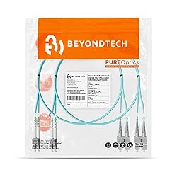 BEYONDTECH LC to SC Fiber Patch Cable Multimode