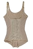 Franato Women's Body Briefer Wear Your Own Bra Zipper Shaper Bodysuit