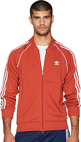Adidas Originals Men's Superstar Tracktop, Shift Orange, S on
