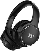 TaoTronics Active Noise Cancelling Bluetooth Headphones HiFi Stereo Wireless Over Ear Deep Bass Headset w/CVC Noise Canceling Microphone 30 Hour Playtime