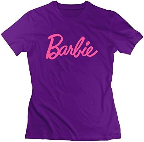 Style Personality Xxx-large Short Sleeves Purple Barbie Barbie 28 Designed Women Organic Cotton Short Sleeves