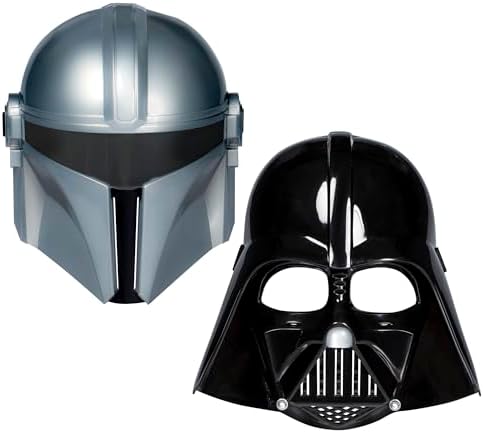 Máscara De The Mandalorian De Rubies – Media Máscara De Plástico Duro, Licencia Oficial Star Wars